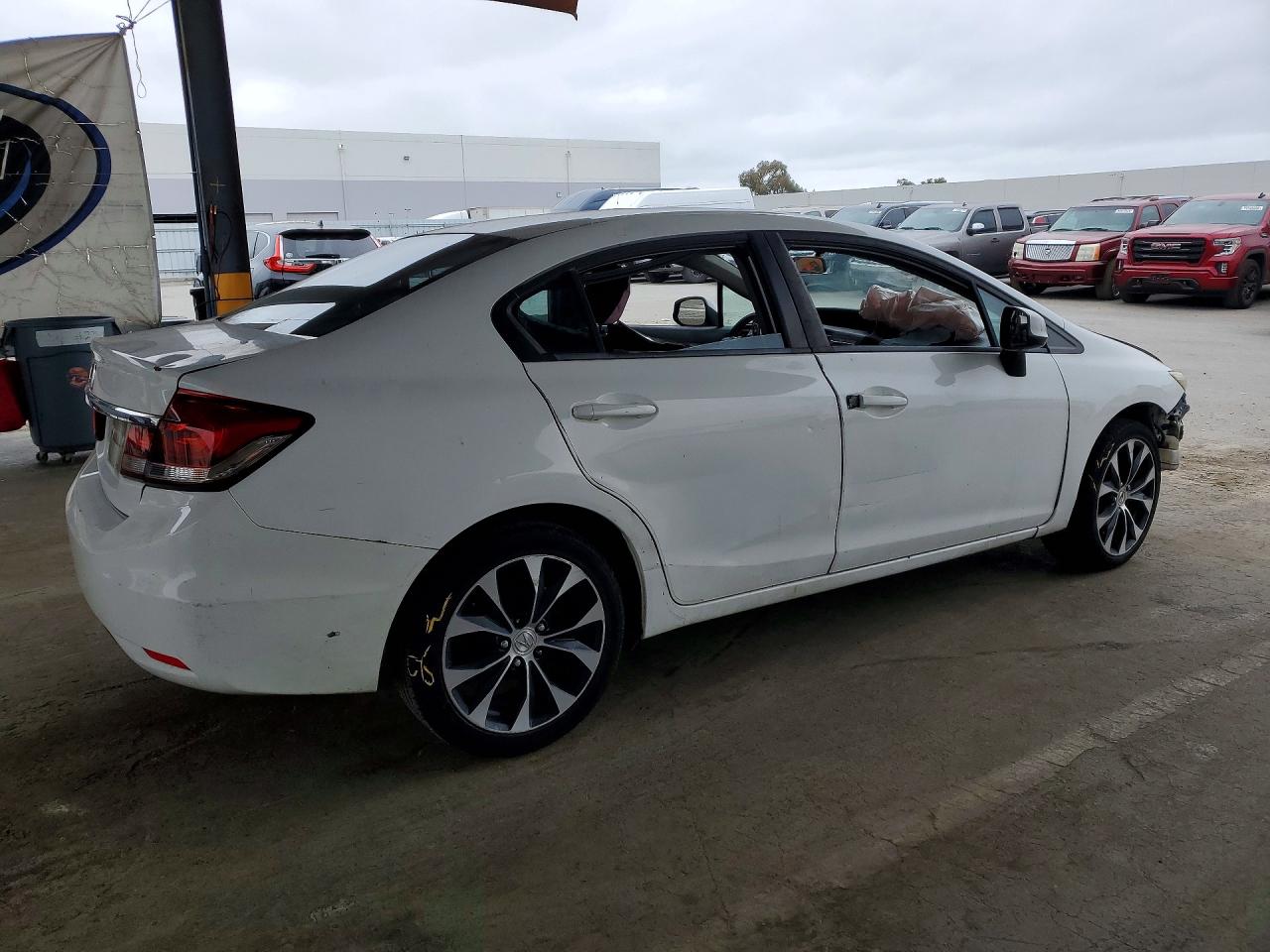 2013 Honda Civic Lx Белый vin: 19XFB2F59DE222066