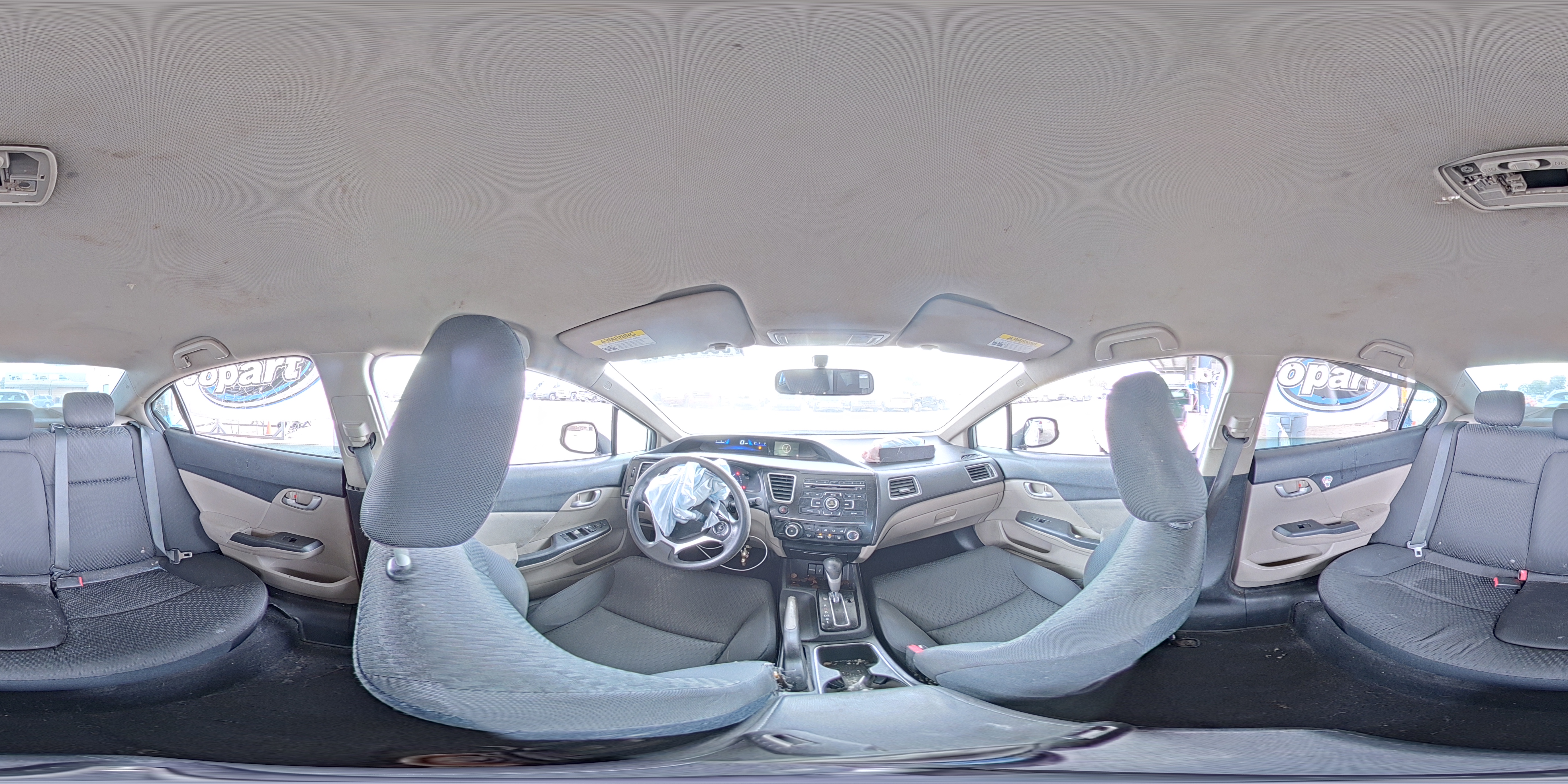 2013 Honda Civic Lx Белый vin: 19XFB2F59DE222066