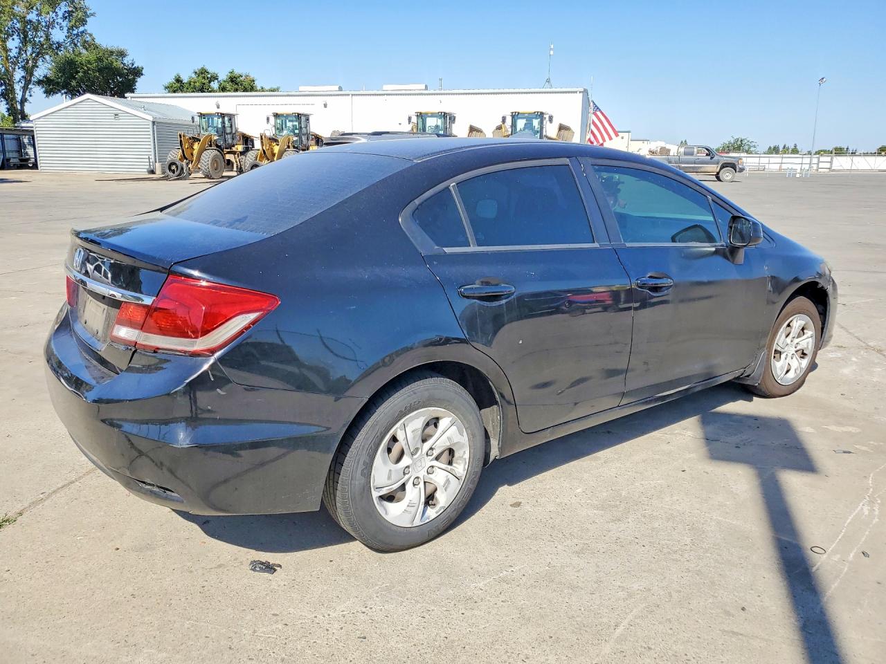 2013 Honda Civic Lx Black vin: 19XFB2F59DE229017