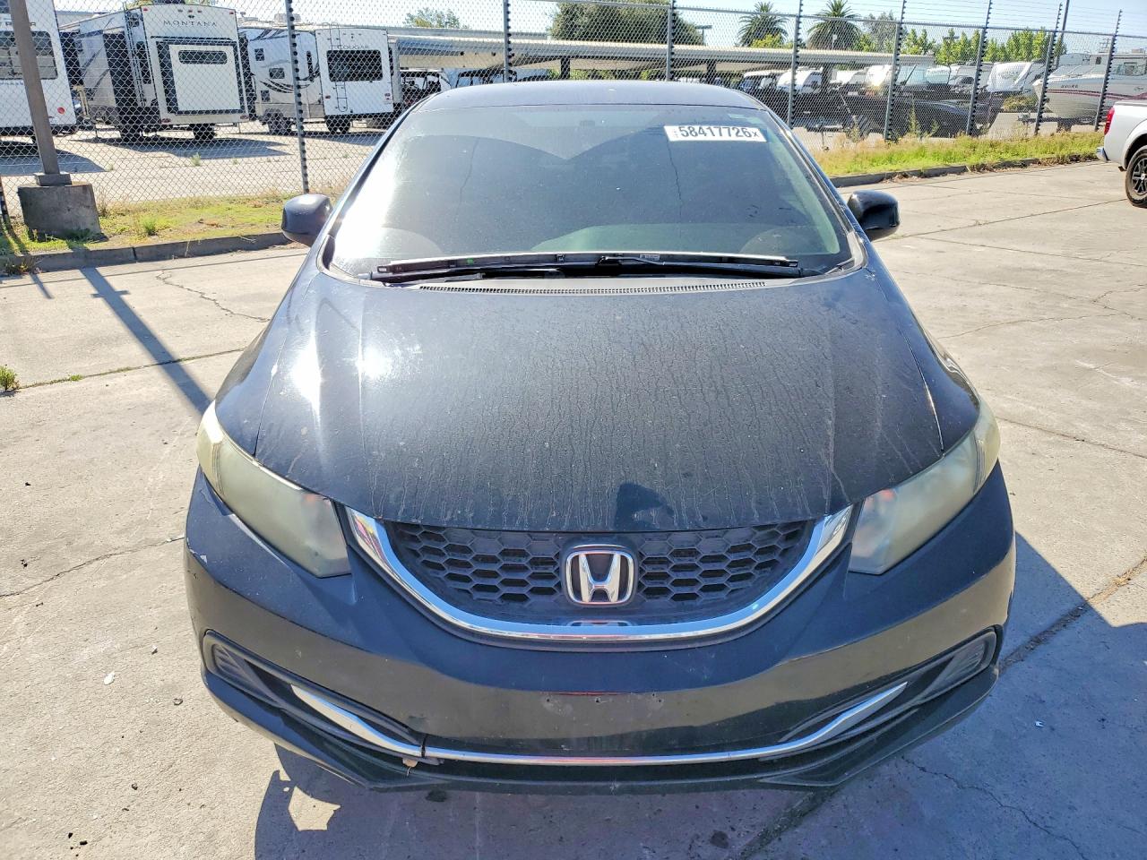 2013 Honda Civic Lx Black vin: 19XFB2F59DE229017