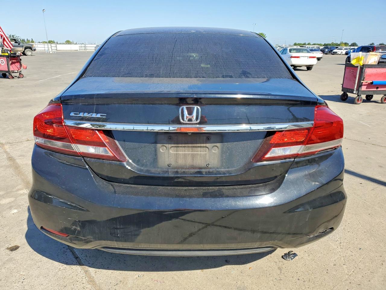 2013 Honda Civic Lx Black vin: 19XFB2F59DE229017