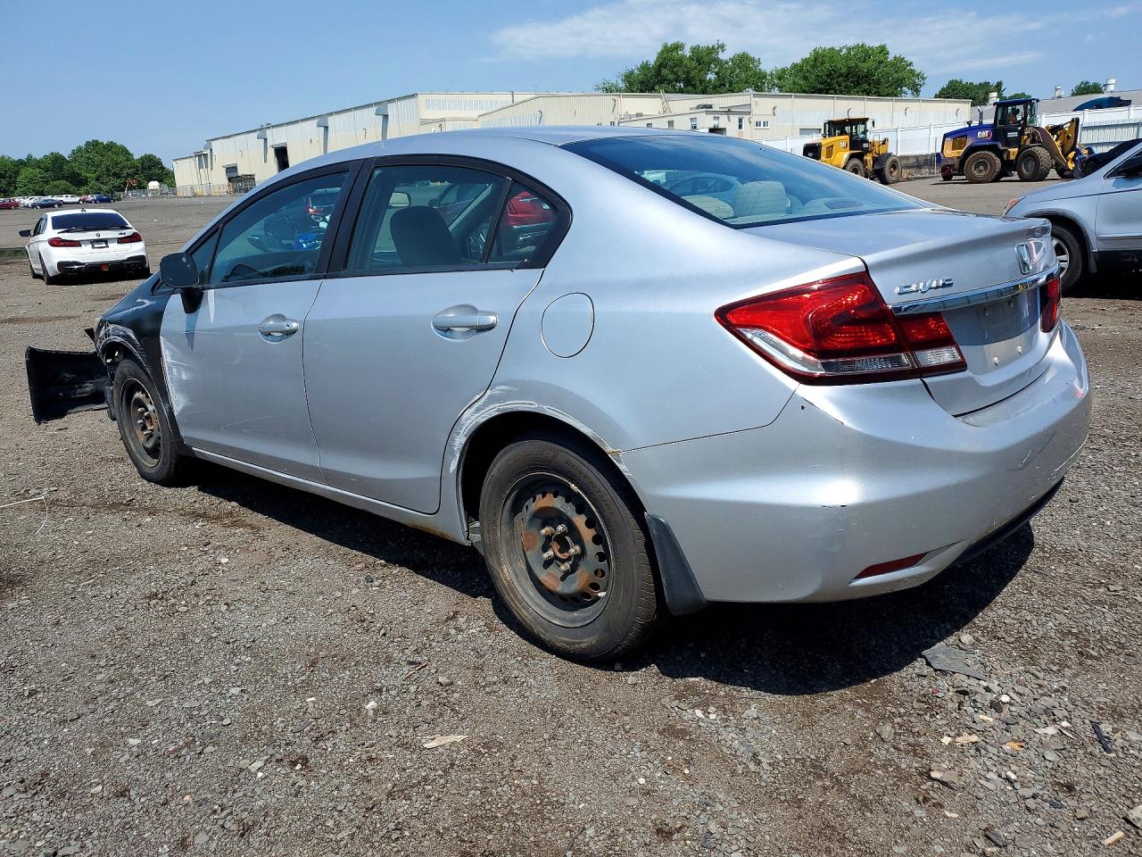 2013 Honda Civic Lx Silver vin: 19XFB2F59DE237845