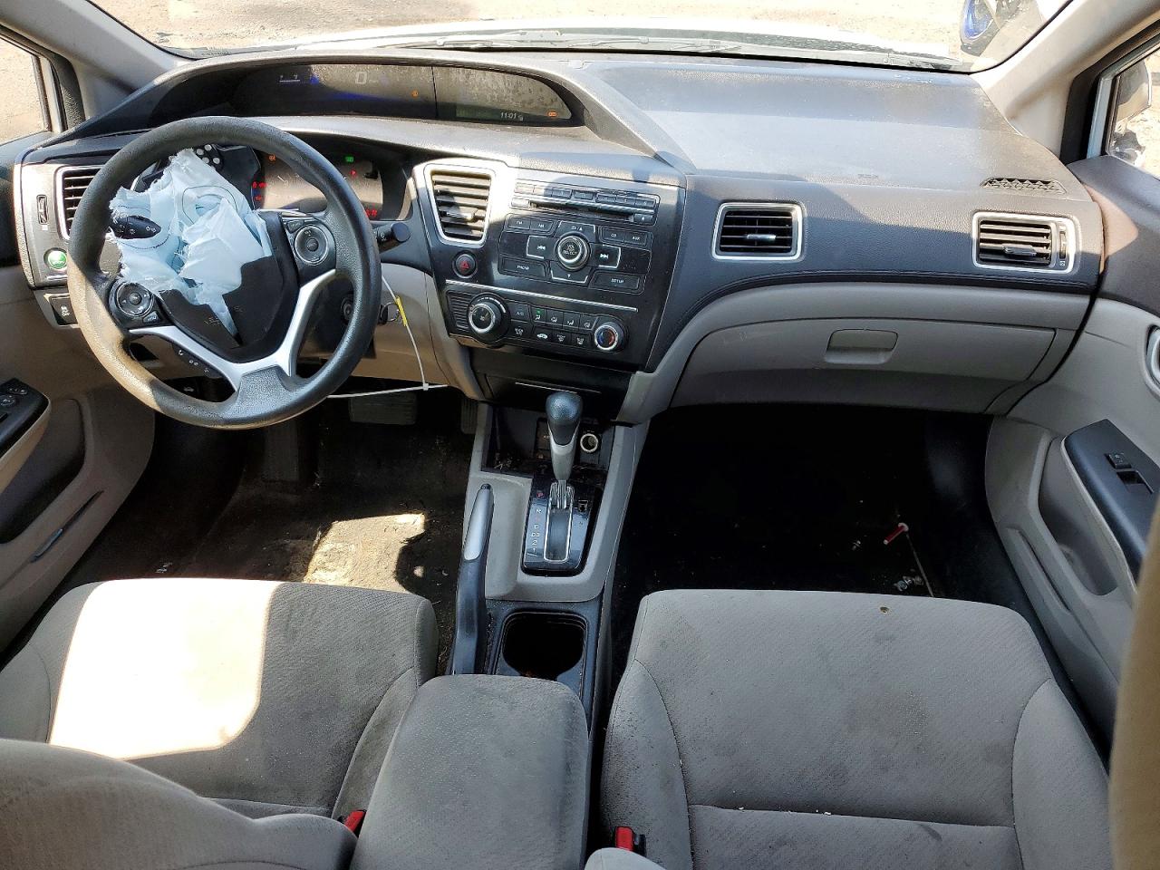 2013 Honda Civic Lx Silver vin: 19XFB2F59DE237845