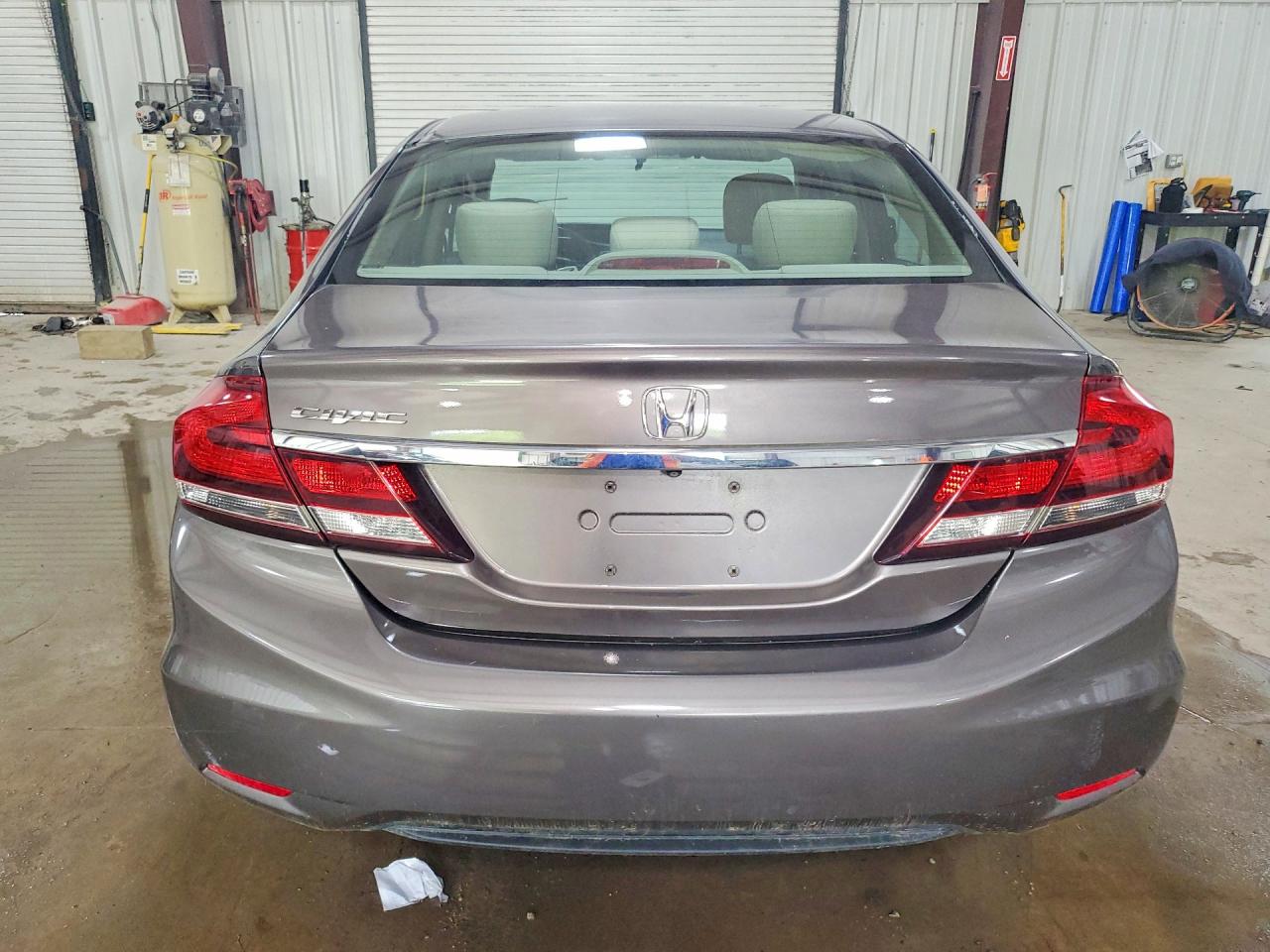 2013 Honda Civic Lx Gray vin: 19XFB2F59DE238137