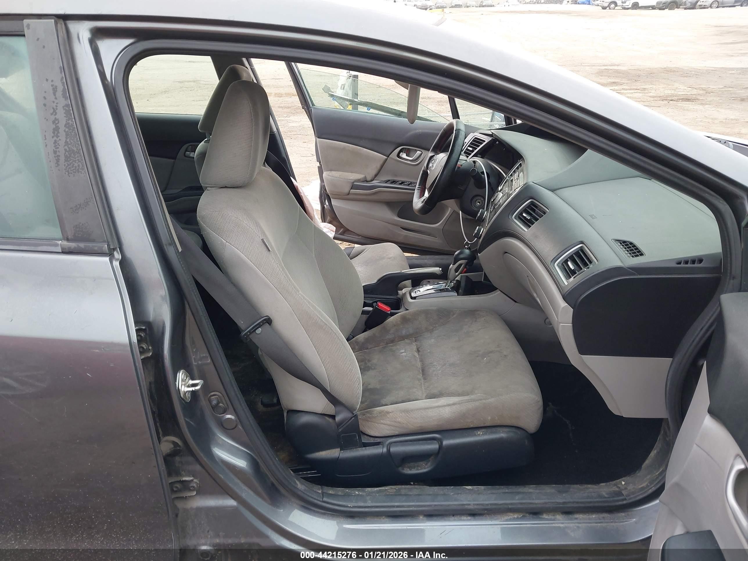 2013 Honda Civic Lx Серый vin: 19XFB2F59DE260221