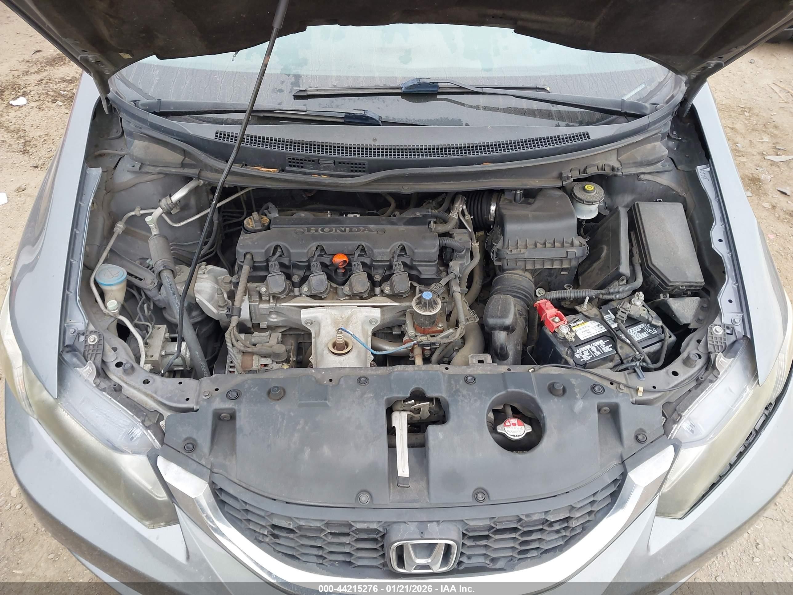 2013 Honda Civic Lx Серый vin: 19XFB2F59DE260221