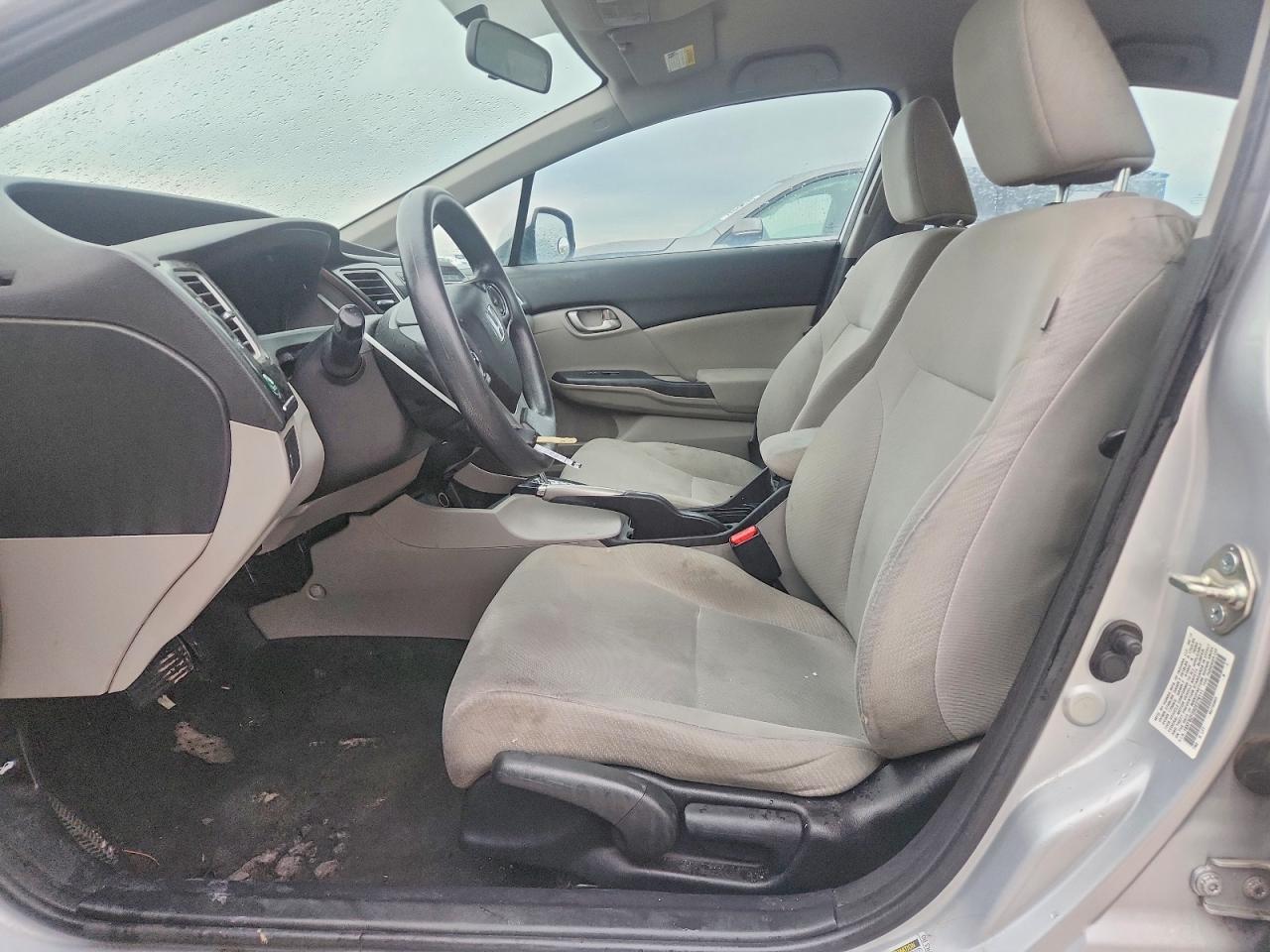 2013 Honda Civic Lx Silver vin: 19XFB2F59DE279111