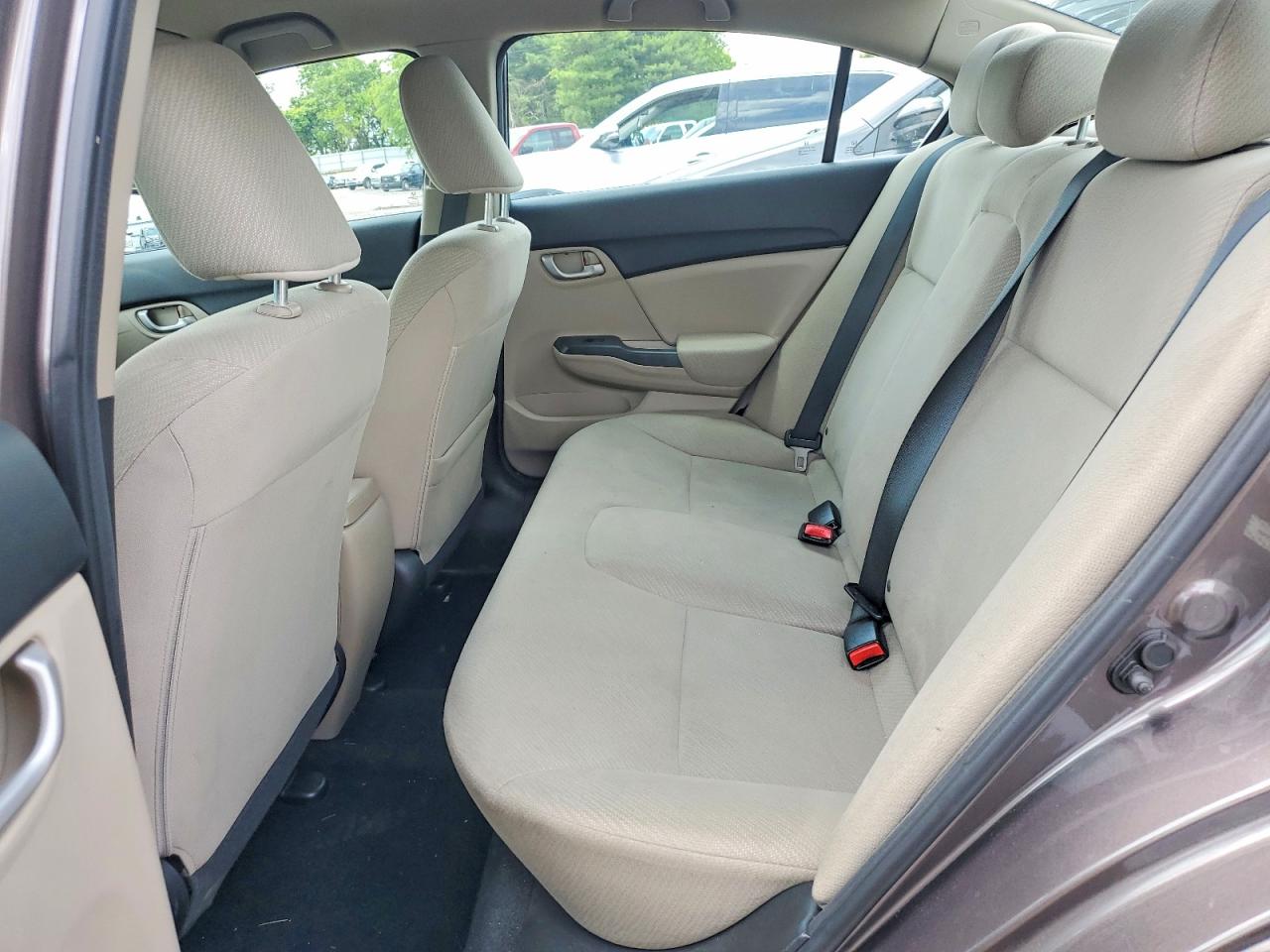 2013 Honda Civic Lx Gray vin: 19XFB2F59DE286849