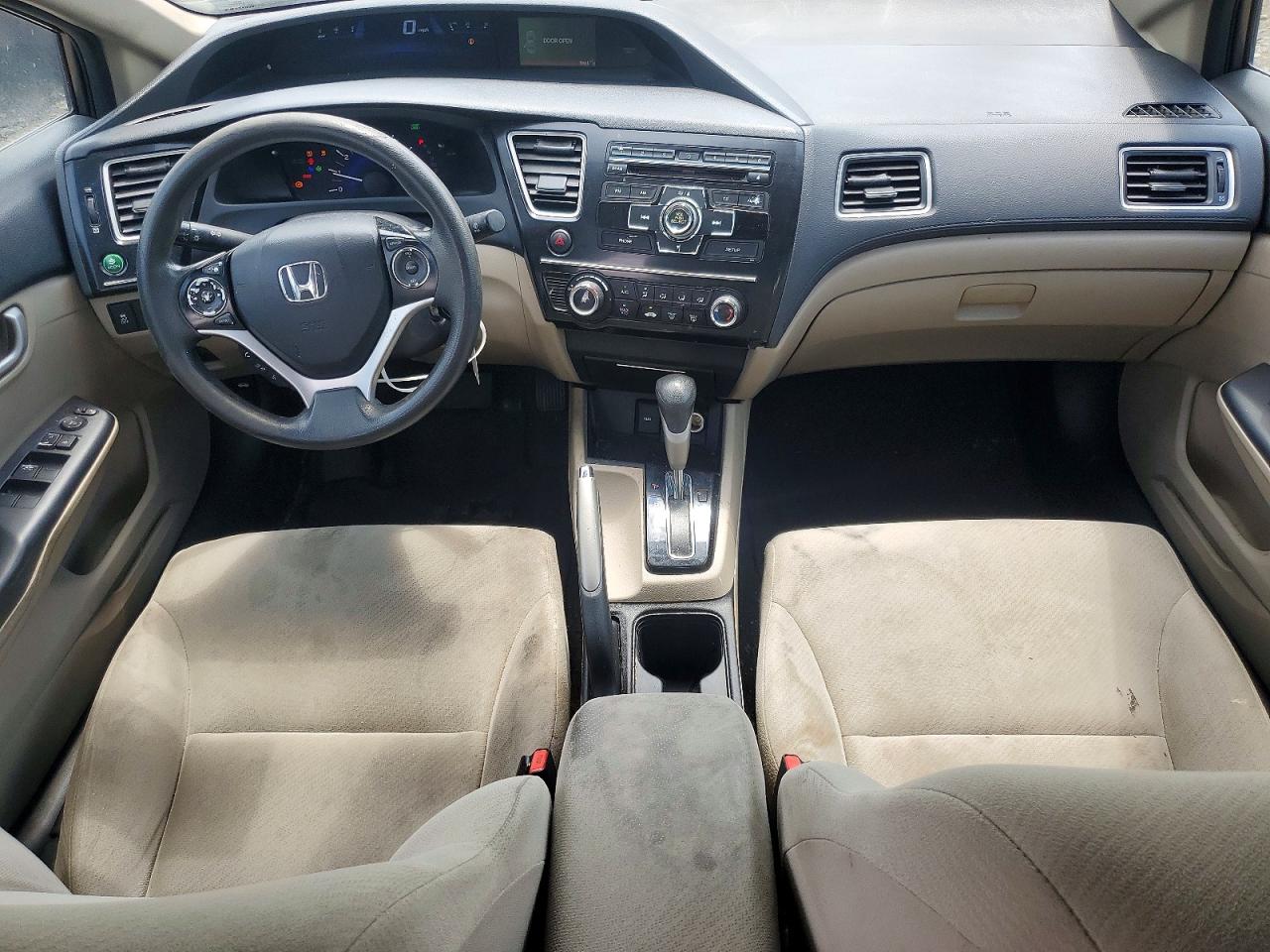 2013 Honda Civic Lx Silver vin: 19XFB2F59DE287306