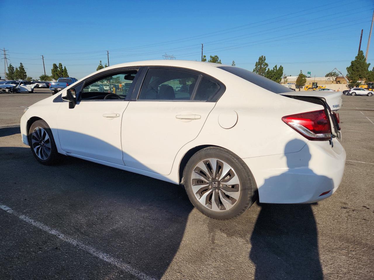 2013 Honda Civic Lx White vin: 19XFB2F59DE288830