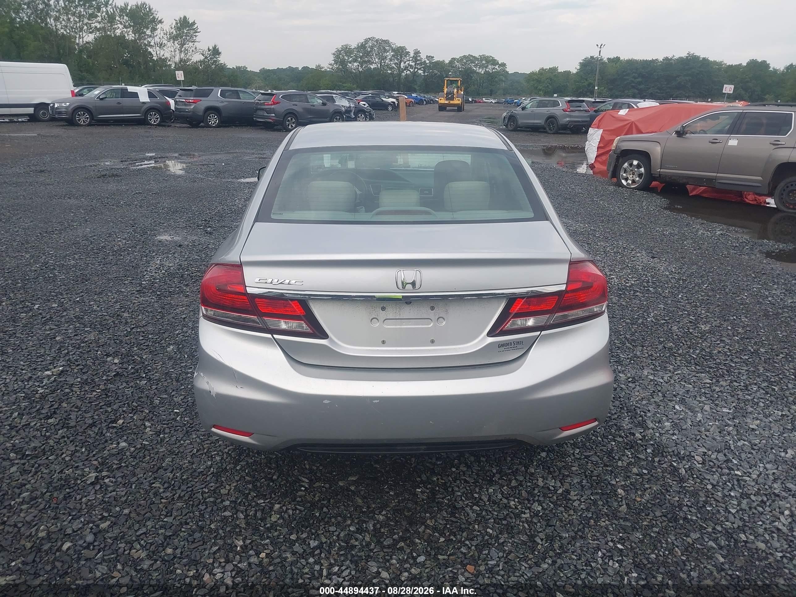 2013 Honda Civic Lx Silver vin: 19XFB2F59DE294160