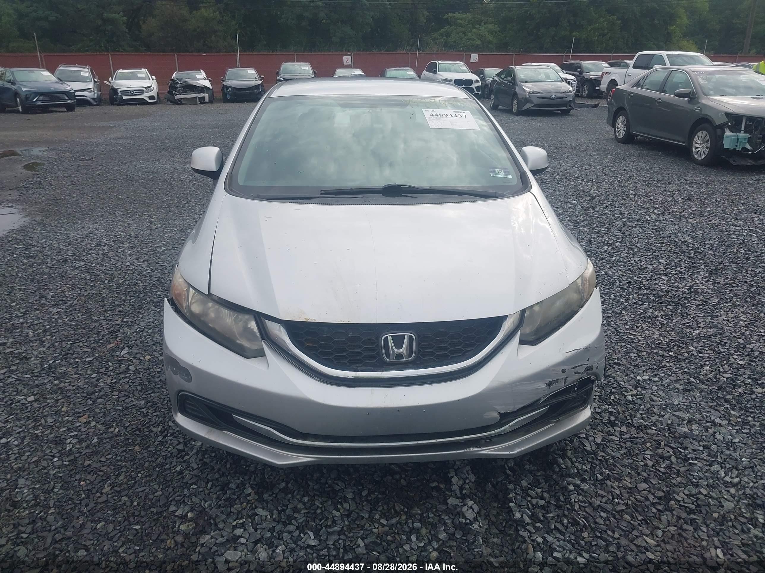 2013 Honda Civic Lx Silver vin: 19XFB2F59DE294160