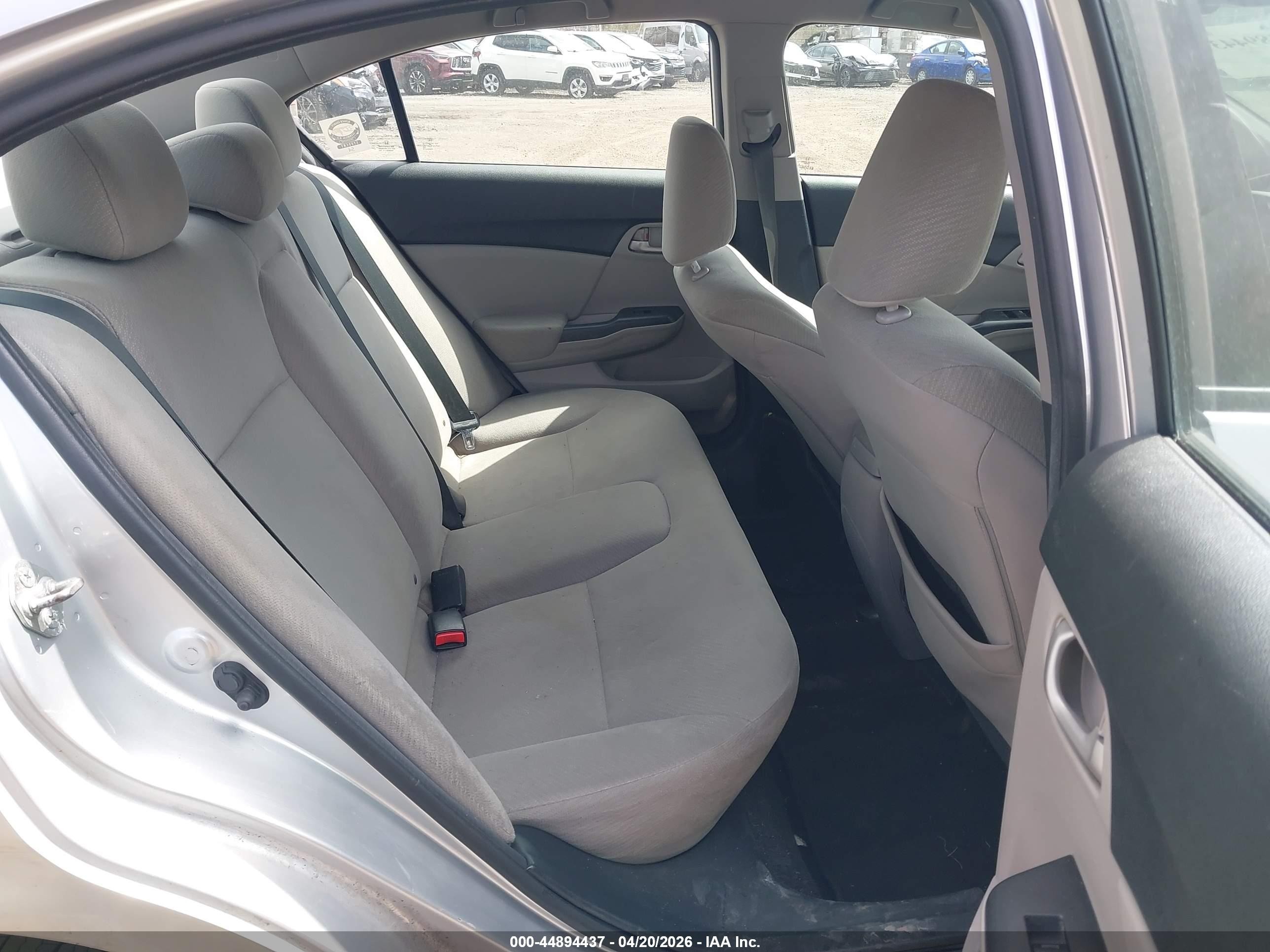 2013 Honda Civic Lx Silver vin: 19XFB2F59DE294160