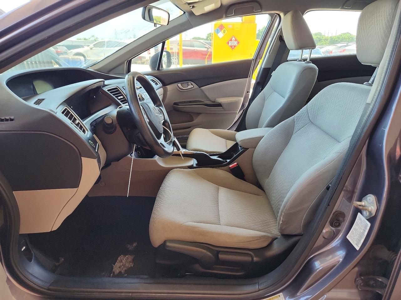 2014 Honda Civic Lx Gray vin: 19XFB2F59EE034553
