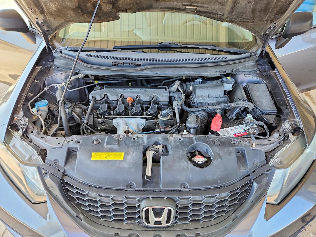 2014 Honda Civic Lx Gray vin: 19XFB2F59EE034553