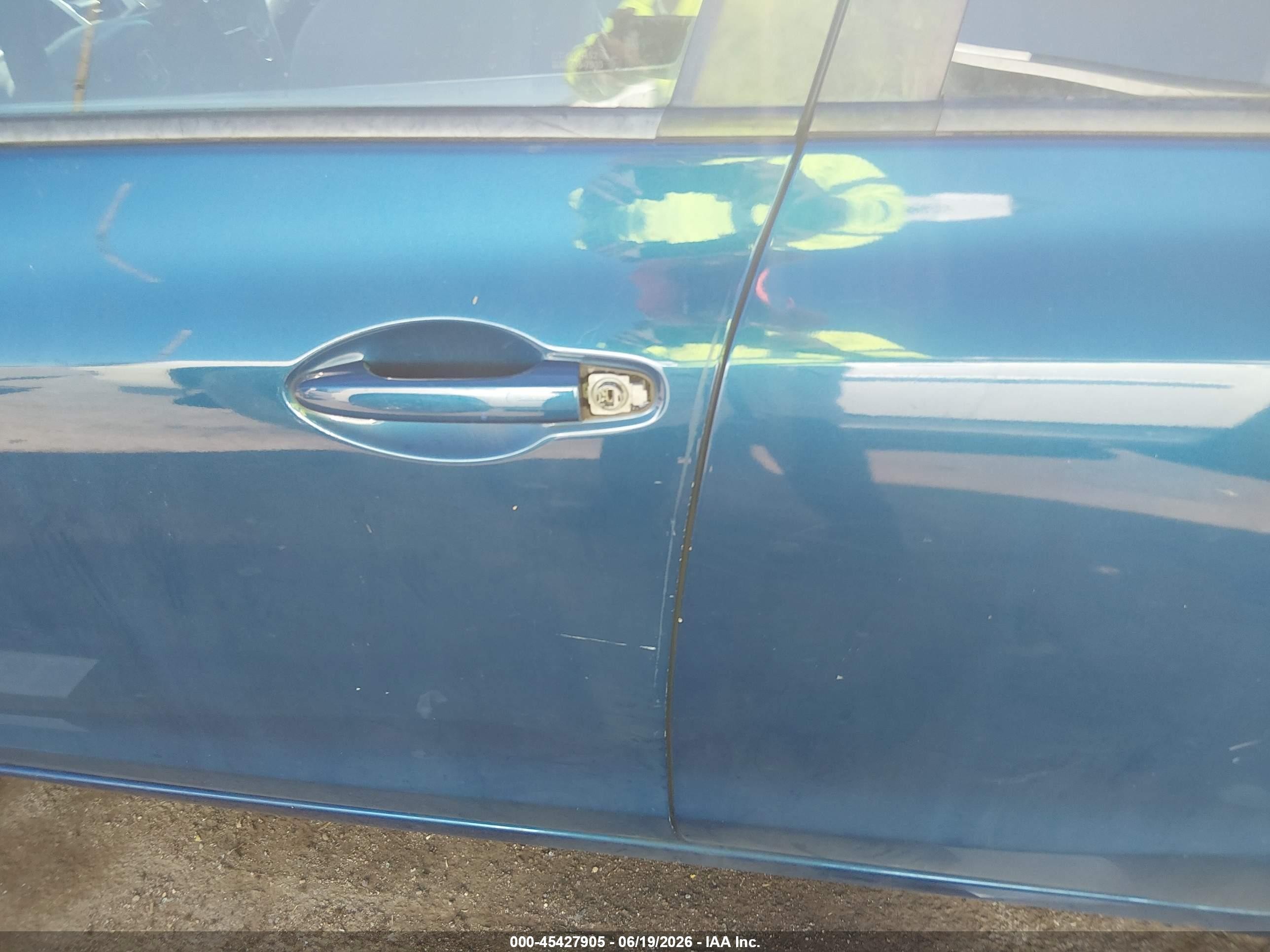 2014 Honda Civic Lx Blue vin: 19XFB2F59EE042975