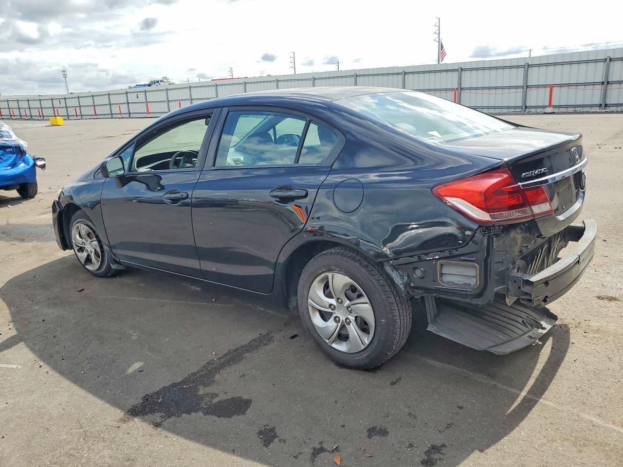 2014 Honda Civic Lx Black vin: 19XFB2F59EE051191