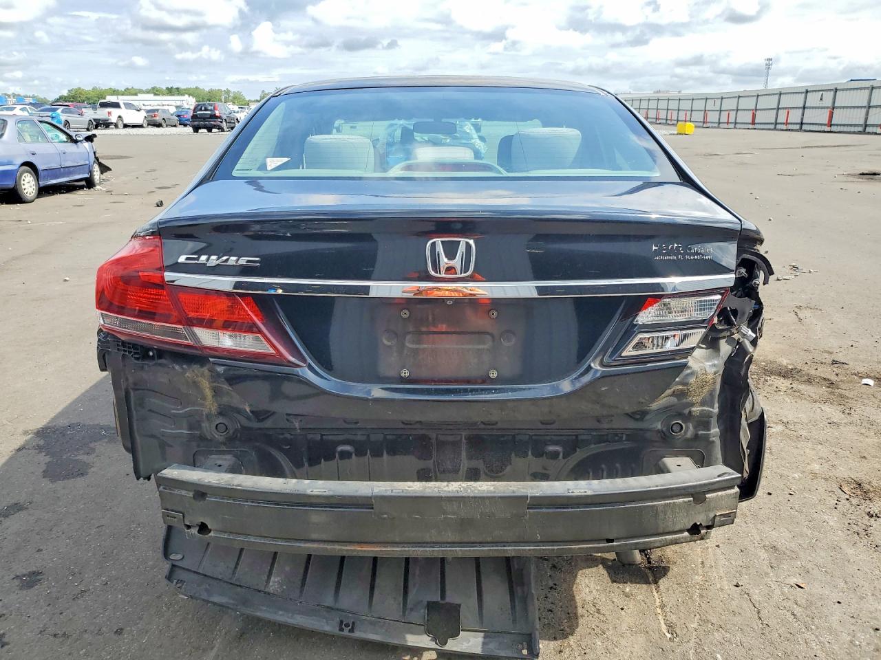 2014 Honda Civic Lx Black vin: 19XFB2F59EE051191