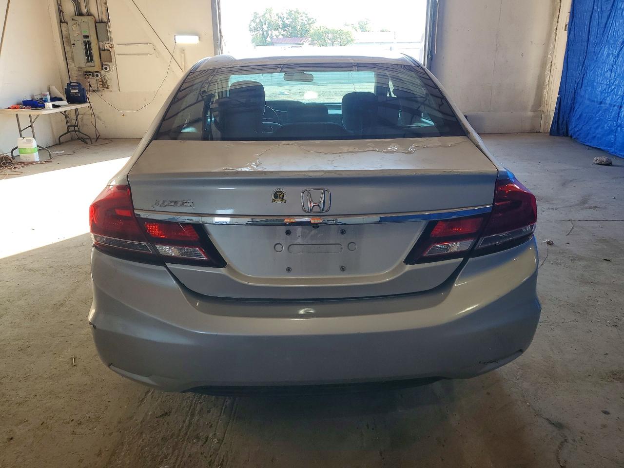 2014 Honda Civic Lx Silver vin: 19XFB2F59EE069058