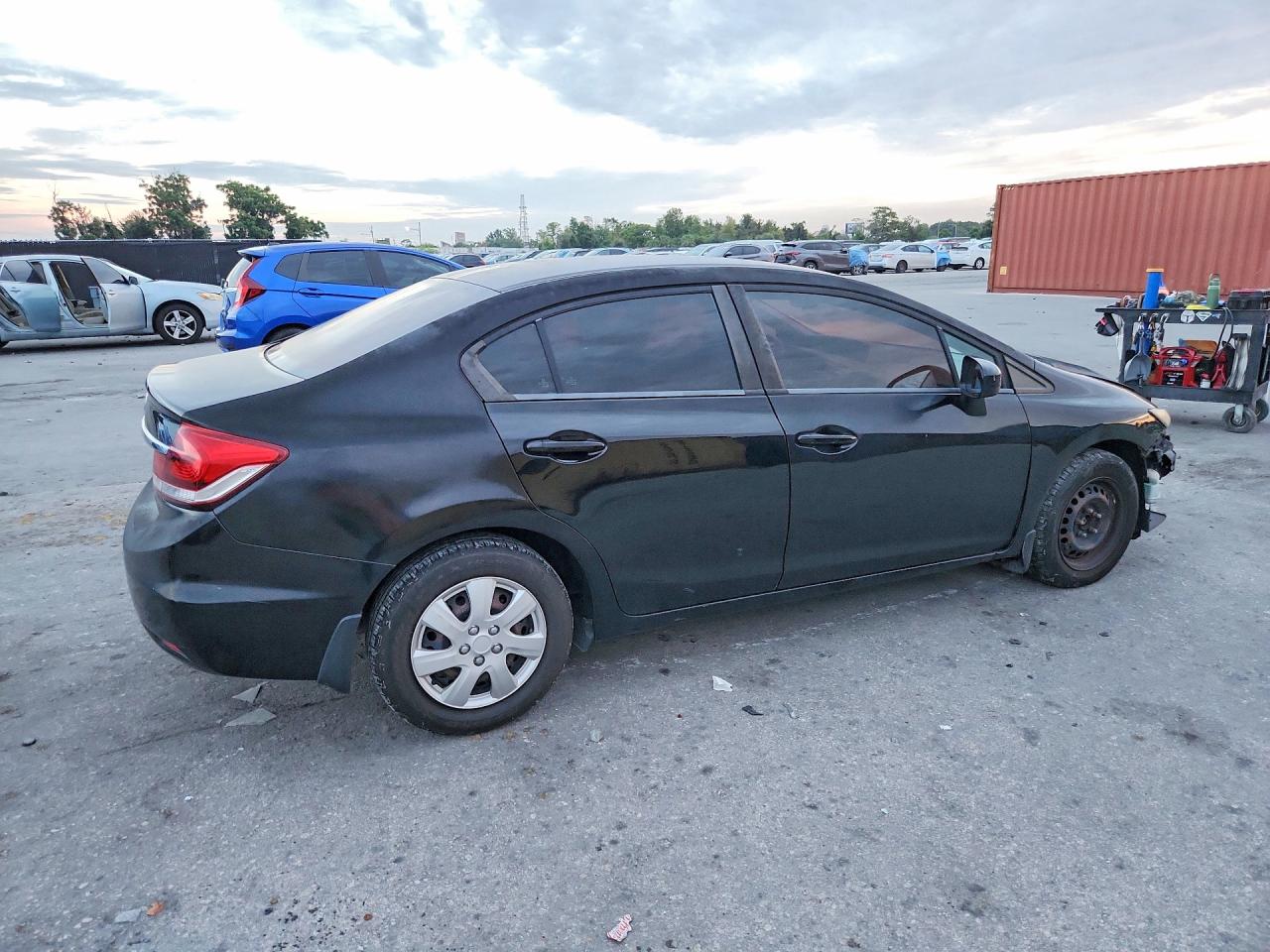 2014 Honda Civic Lx Черный vin: 19XFB2F59EE074261