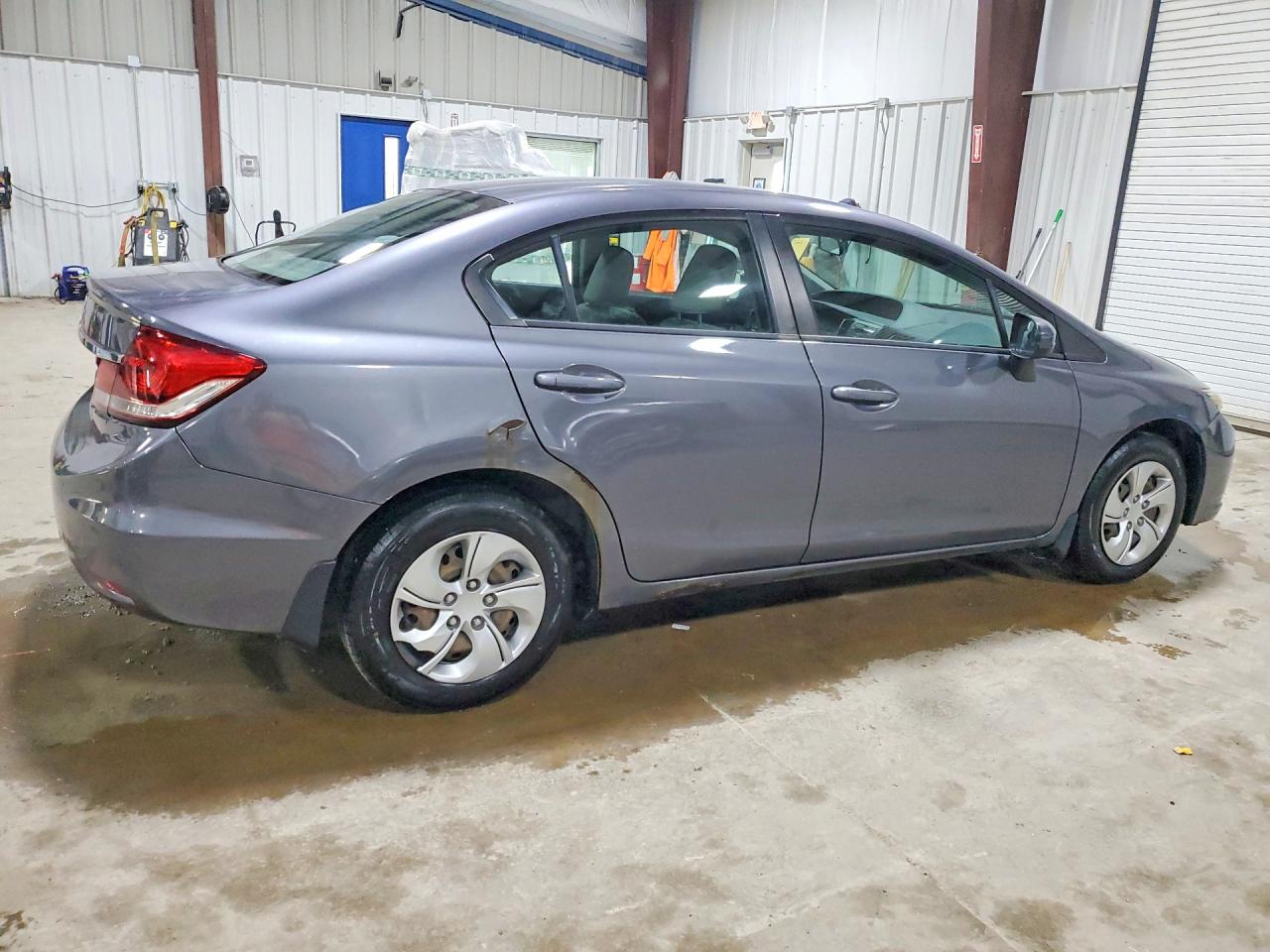 2014 Honda Civic Lx Gray vin: 19XFB2F59EE222893