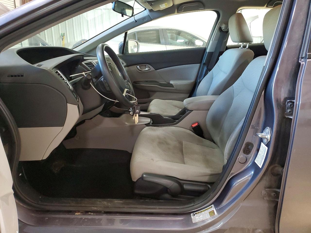2014 Honda Civic Lx Gray vin: 19XFB2F59EE222893