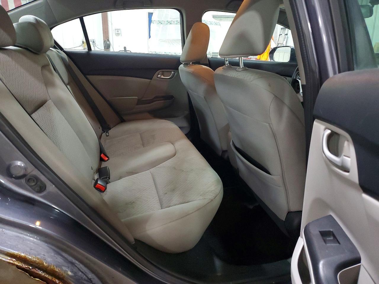 2014 Honda Civic Lx Gray vin: 19XFB2F59EE222893