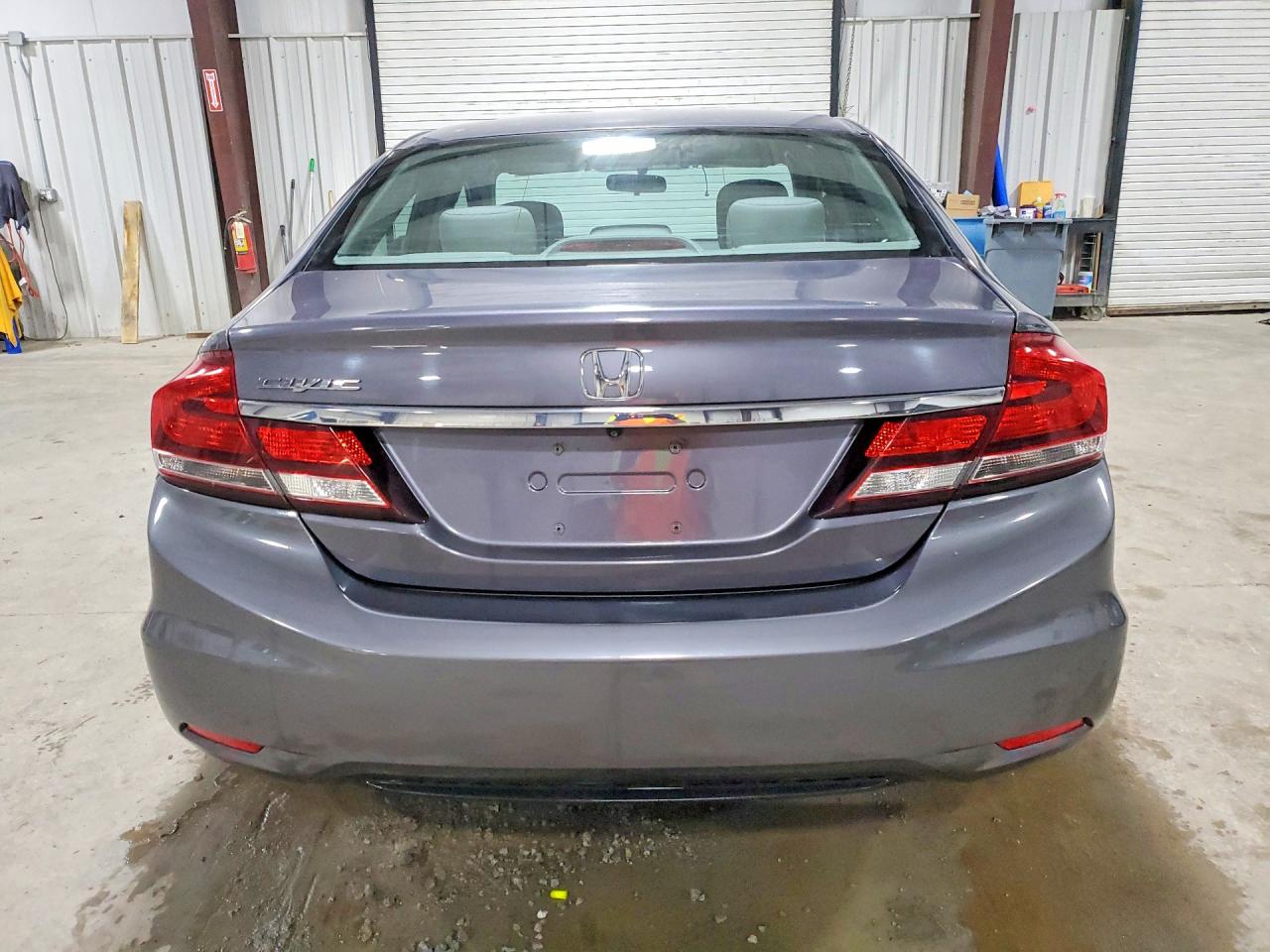 2014 Honda Civic Lx Gray vin: 19XFB2F59EE222893