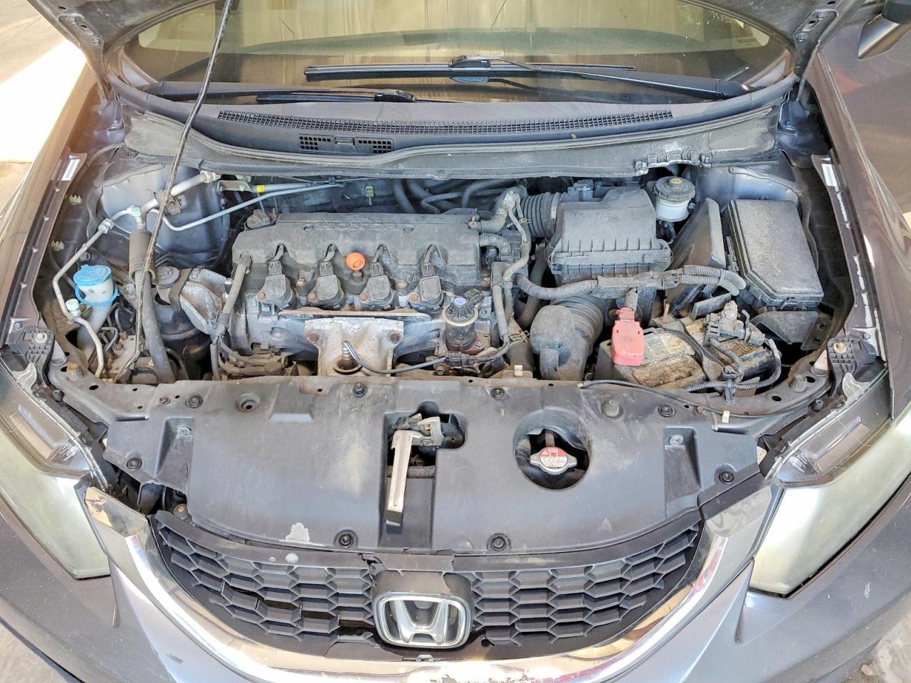 2014 Honda Civic Lx Gray vin: 19XFB2F59EE222893
