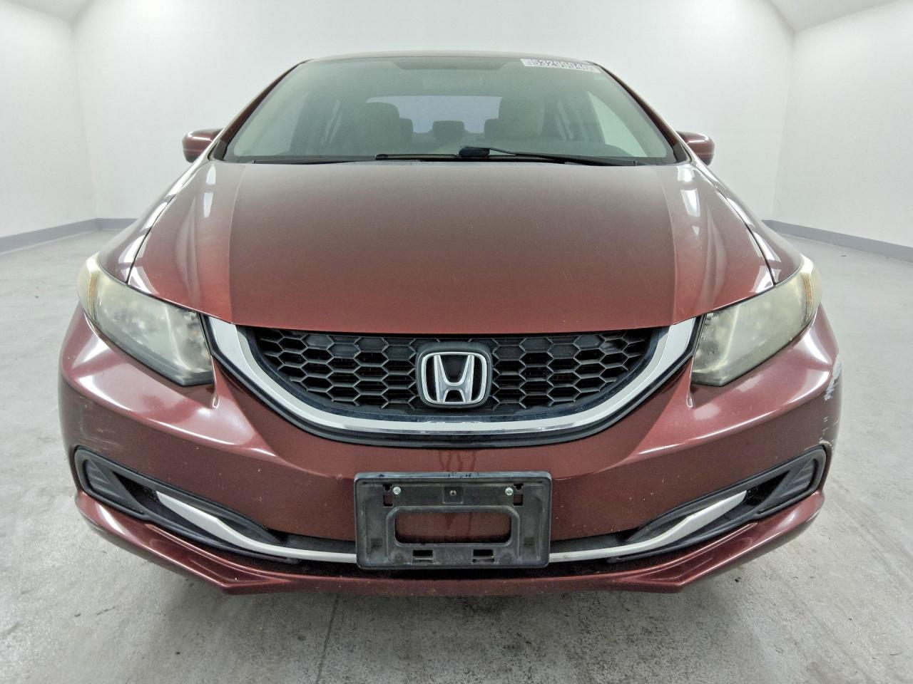 2014 Honda Civic Lx Красный vin: 19XFB2F59EE229617