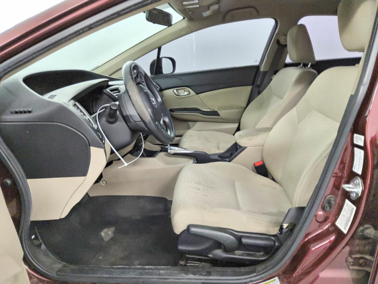 2014 Honda Civic Lx Красный vin: 19XFB2F59EE229617