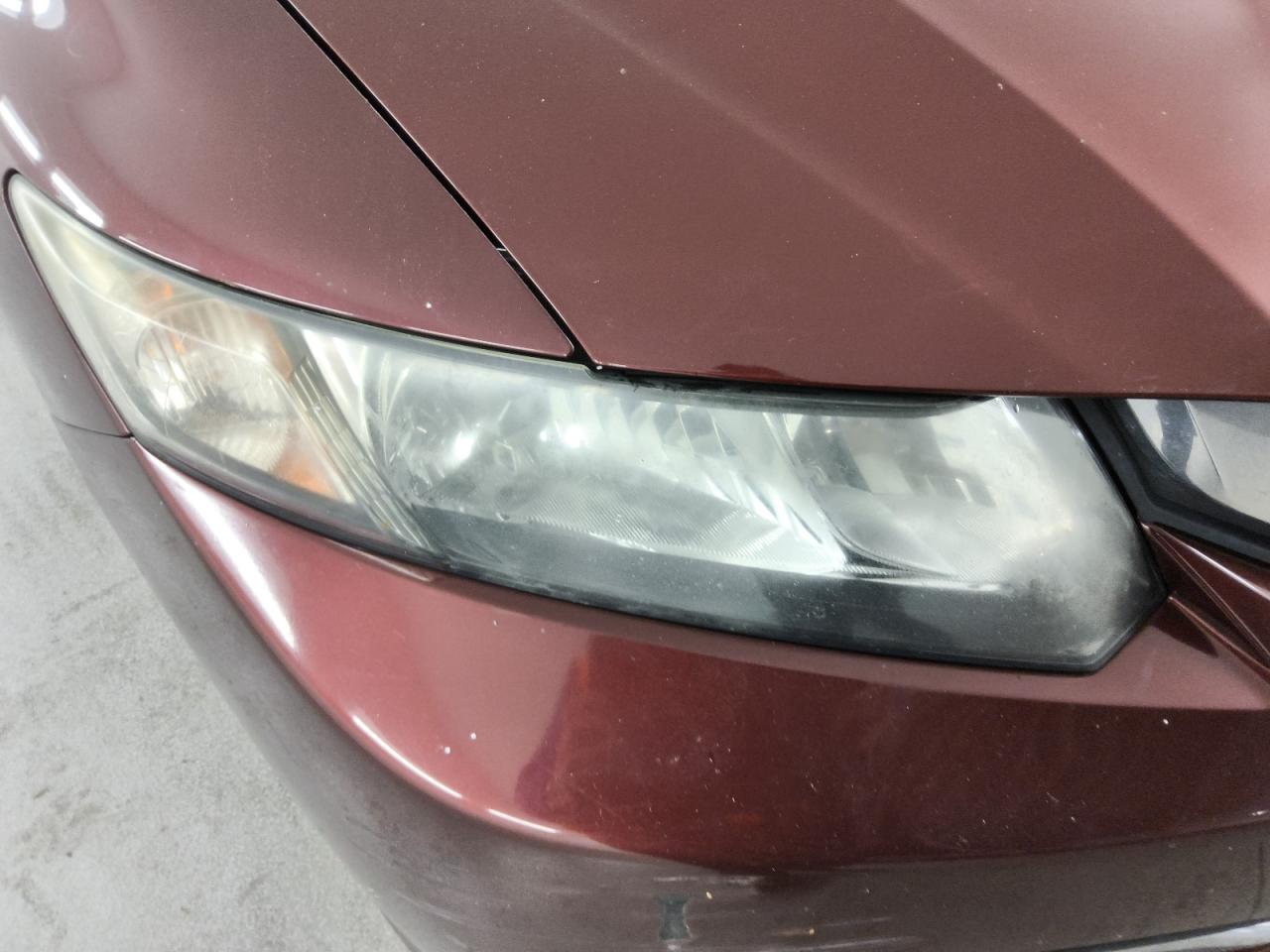 2014 Honda Civic Lx Красный vin: 19XFB2F59EE229617 Damage: Right Head Lamp, Faded, Repair Required