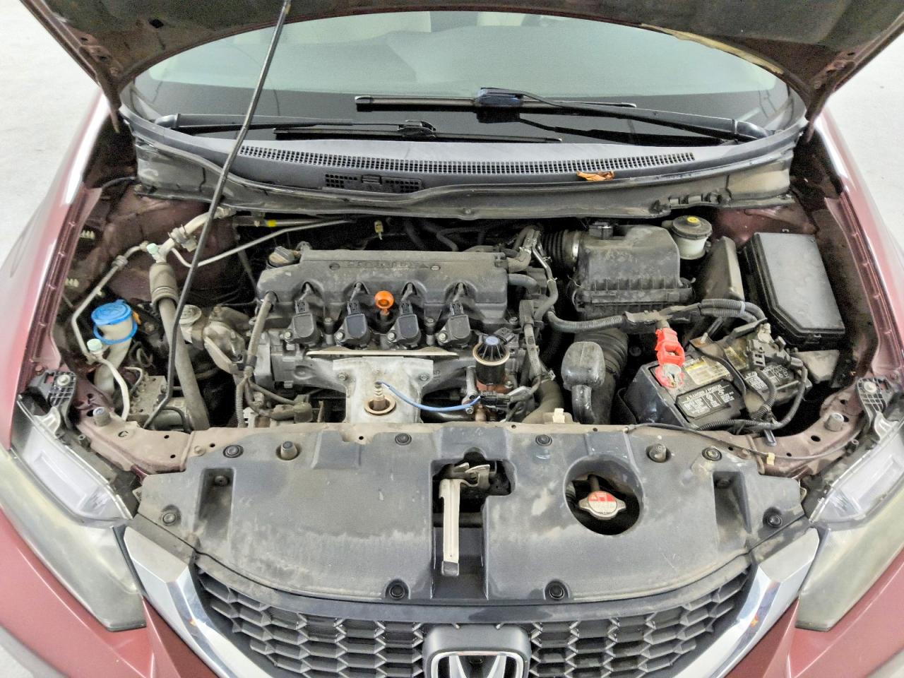 2014 Honda Civic Lx Красный vin: 19XFB2F59EE229617
