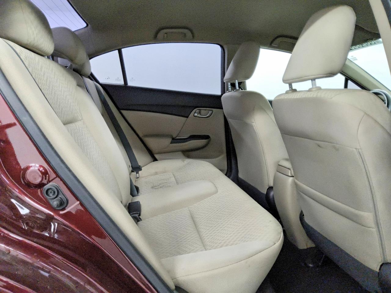 2014 Honda Civic Lx Красный vin: 19XFB2F59EE229617