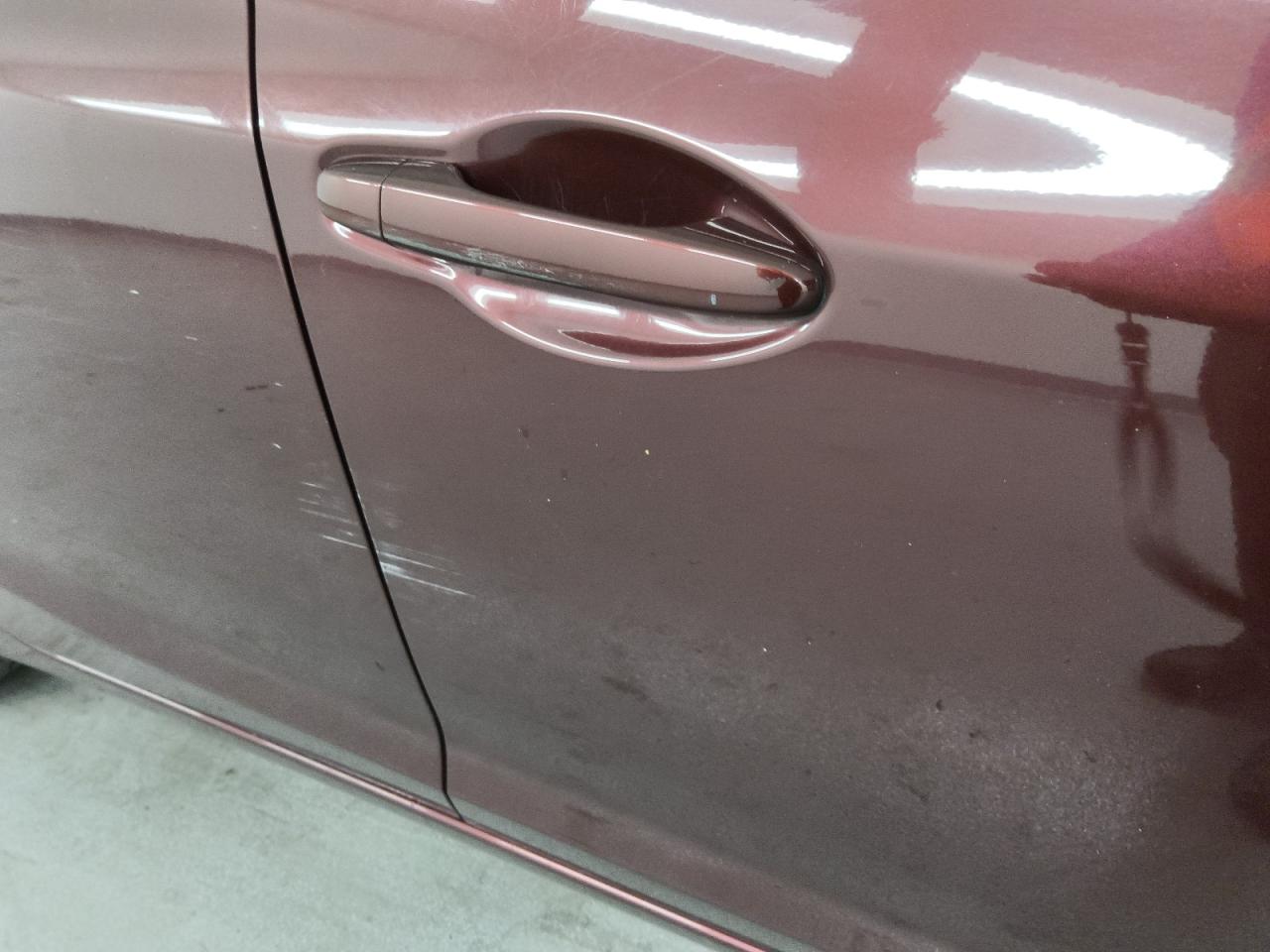 2014 Honda Civic Lx Красный vin: 19XFB2F59EE229617 Damage: Right Front Door, Dent(S) W/ Paint Dmg, 1 To 2 Inches
