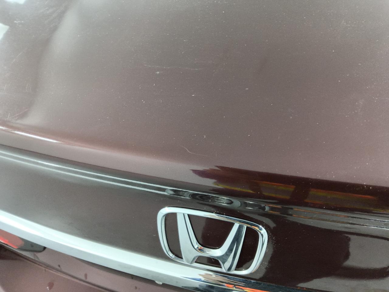 2014 Honda Civic Lx Красный vin: 19XFB2F59EE229617 Damage: Deck Lid, Heavy Scratch, 1/2 To 1 Inch