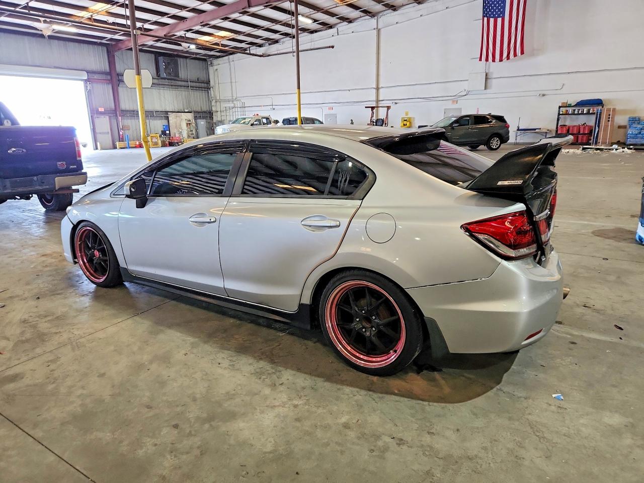 2014 Honda Civic Lx Silver vin: 19XFB2F59EE231495