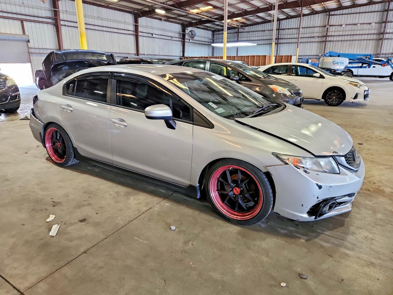 2014 Honda Civic Lx Silver vin: 19XFB2F59EE231495