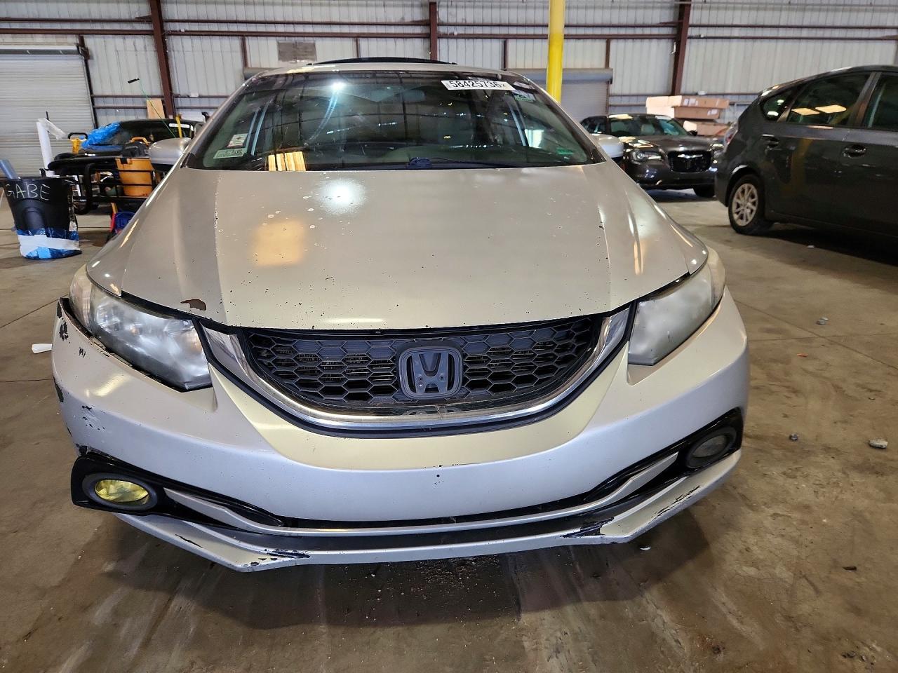 2014 Honda Civic Lx Silver vin: 19XFB2F59EE231495
