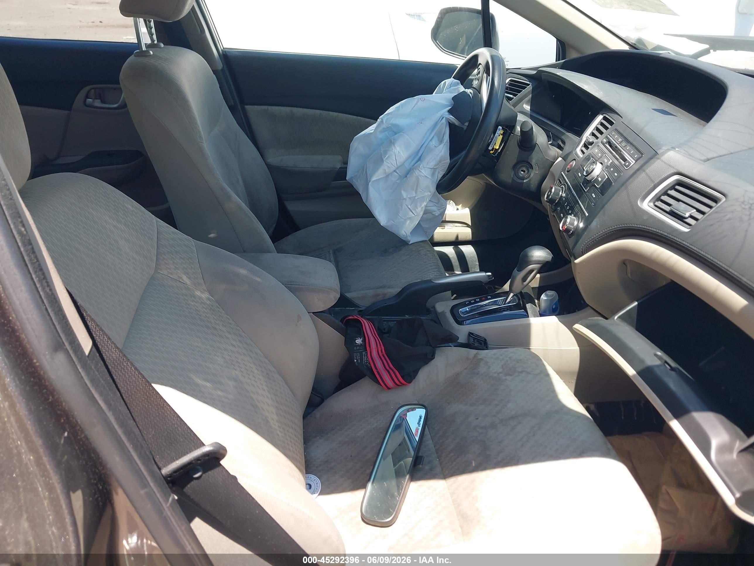 2014 Honda Civic Lx Gray vin: 19XFB2F59EE246482