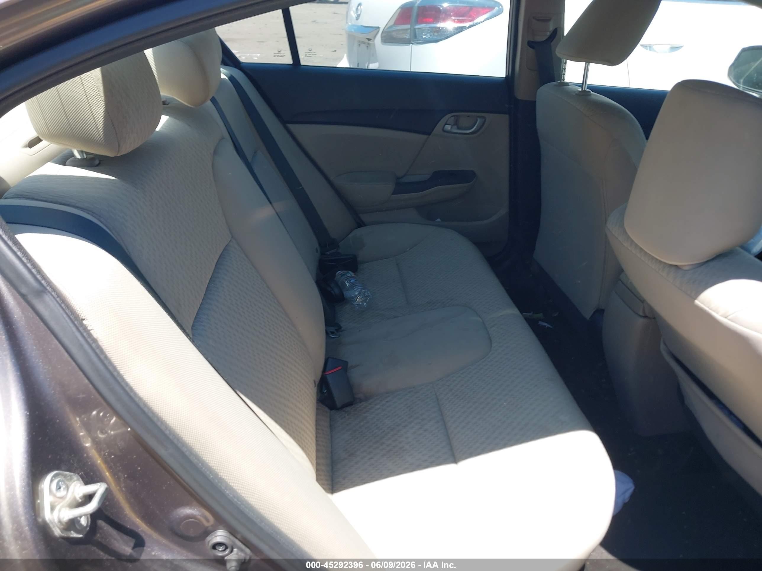 2014 Honda Civic Lx Gray vin: 19XFB2F59EE246482