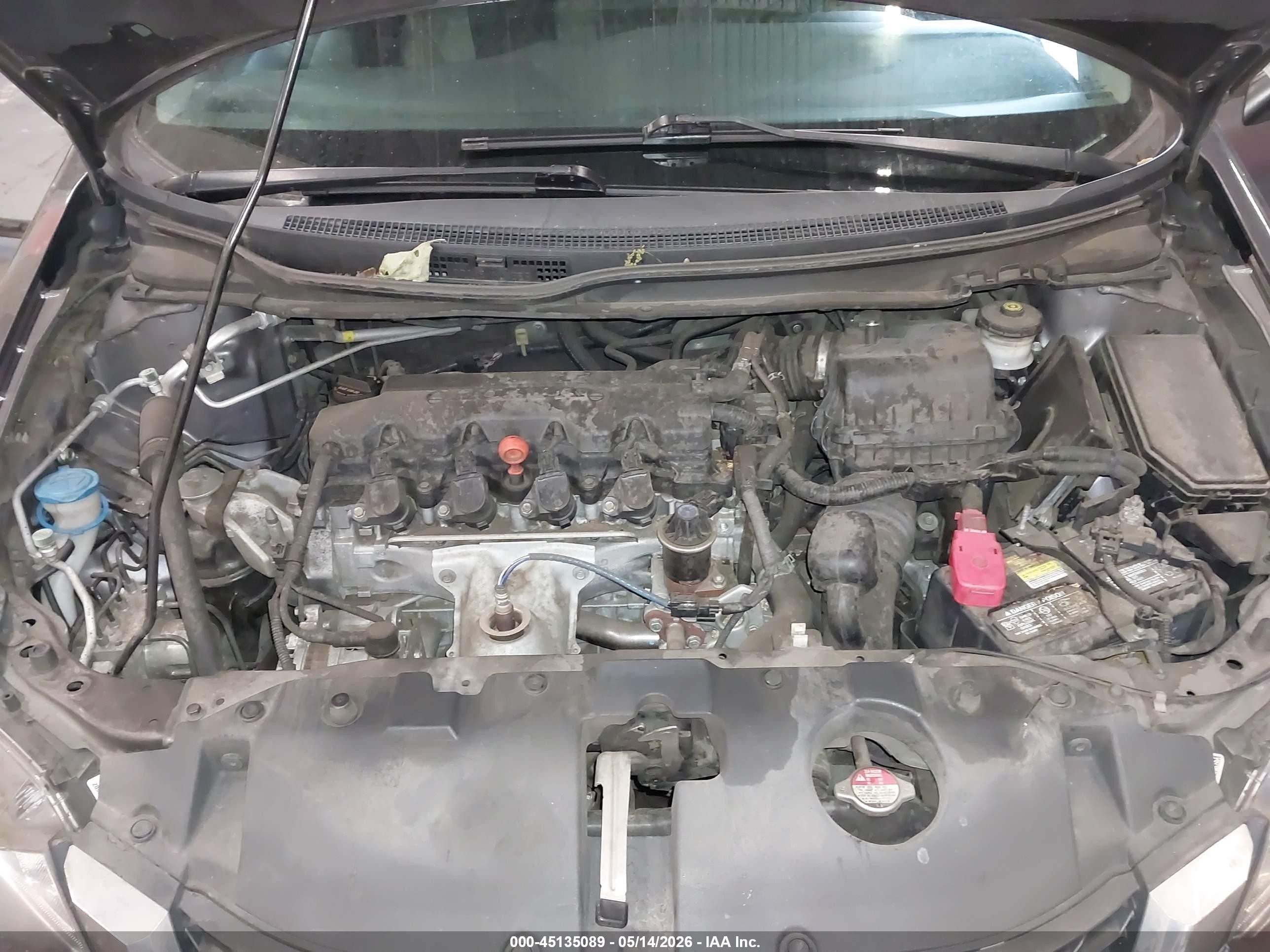 2014 Honda Civic Lx Серый vin: 19XFB2F59EE252167