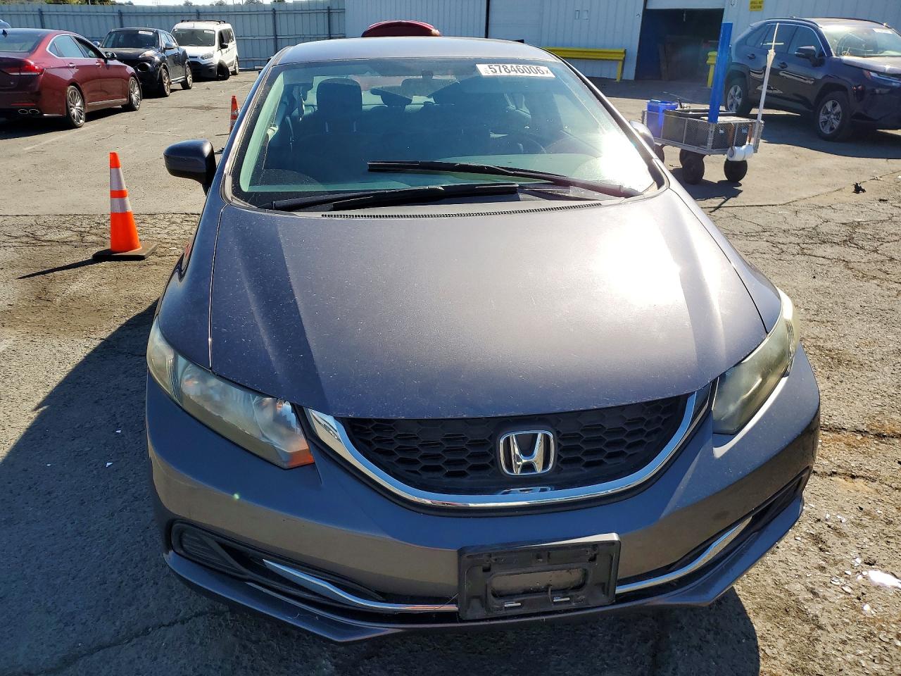 2014 Honda Civic Lx Charcoal vin: 19XFB2F59EE252976