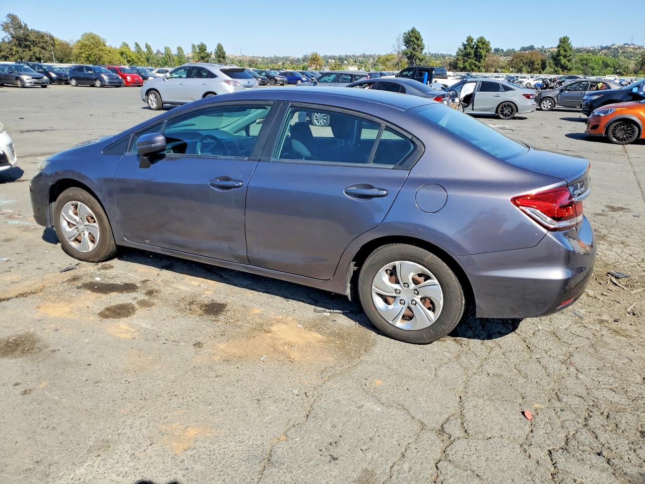 2014 Honda Civic Lx Charcoal vin: 19XFB2F59EE252976