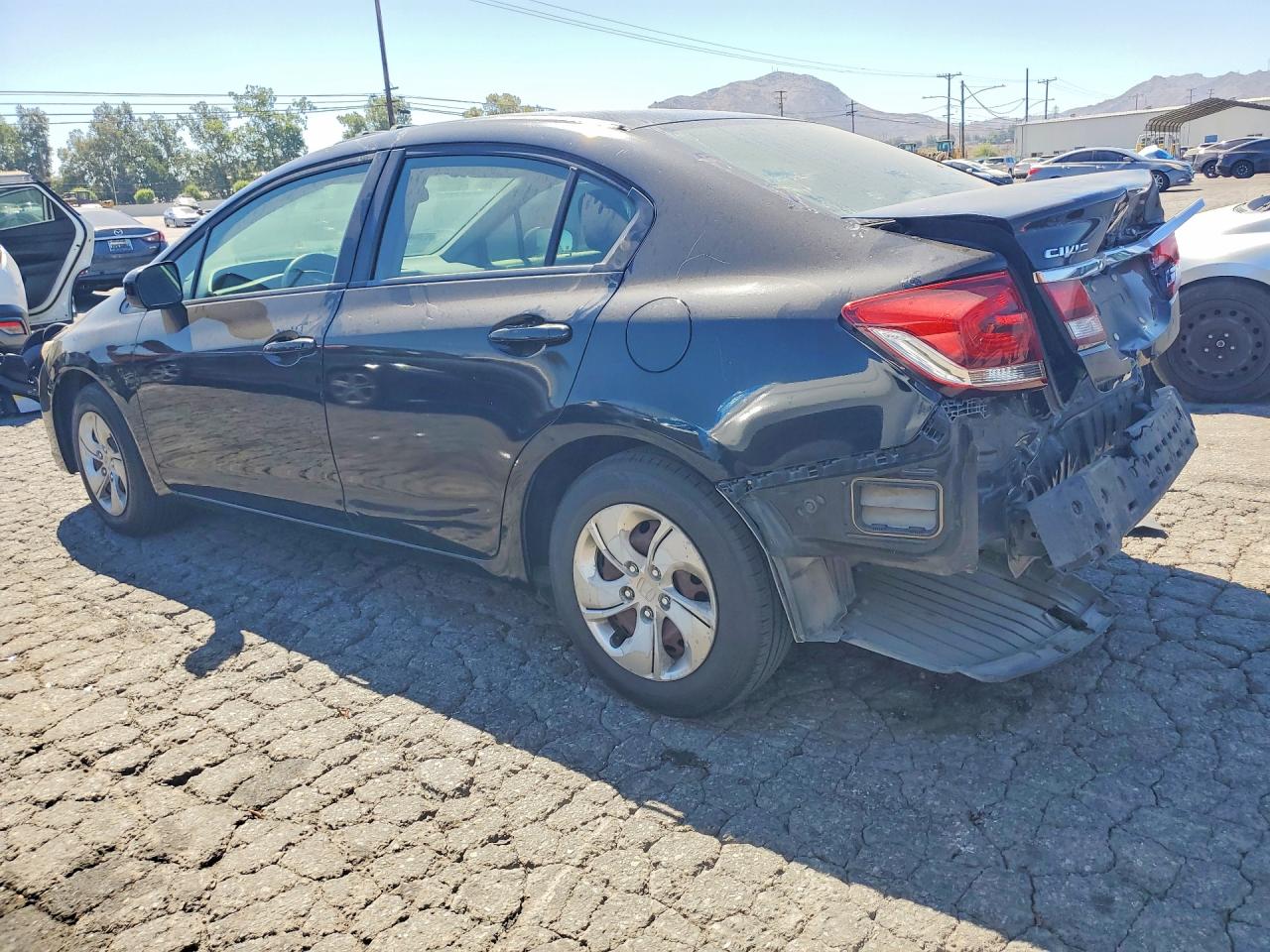 2014 Honda Civic Lx Black vin: 19XFB2F59EE255912