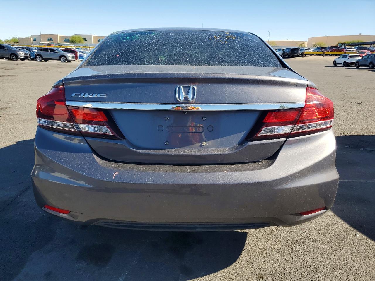 2014 Honda Civic Lx Gray vin: 19XFB2F59EE258339