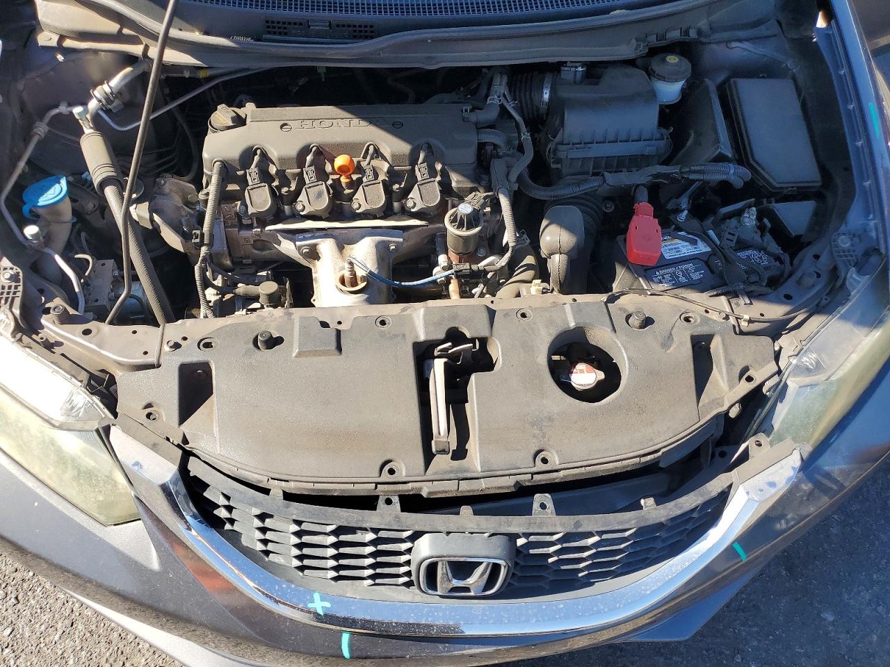 2014 Honda Civic Lx Gray vin: 19XFB2F59EE258339