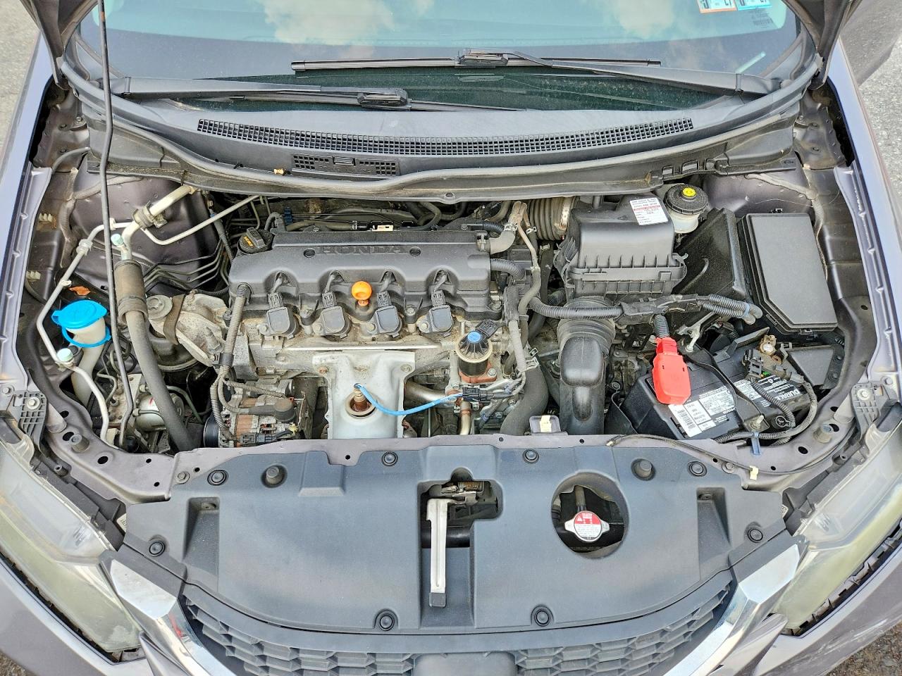 2014 Honda Civic Lx Серый vin: 19XFB2F59EE258518