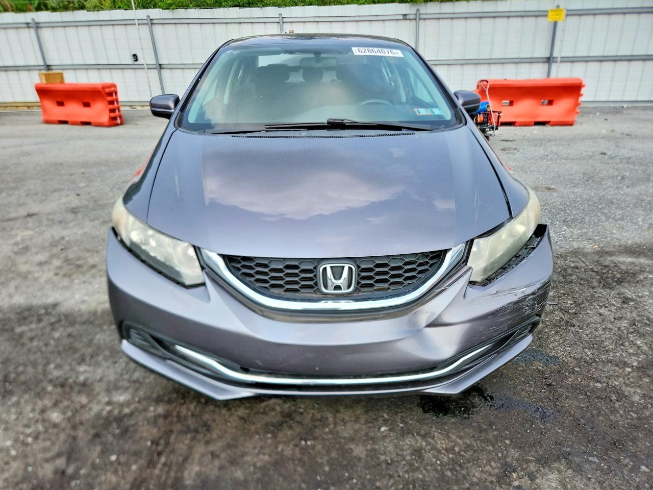 2014 Honda Civic Lx Серый vin: 19XFB2F59EE258518