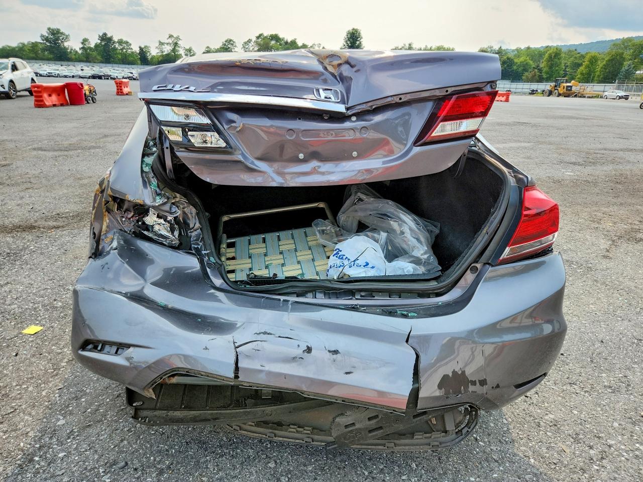 2014 Honda Civic Lx Серый vin: 19XFB2F59EE258518
